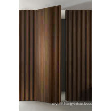 China Wholesale New Design Wooden Composite Slats Insulated WPC Wood Plastic Composite Wall Paneling